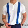 Men Short-sleeved Knitted Polo - My Store