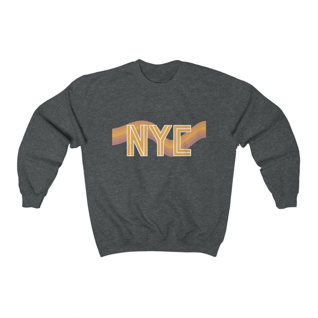 Womens NYC Retro 70's Crewneck Sweatshirt - My Store