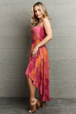 Ninexis In The Mix Sleeveless High Low Tie Dye Dress - My Store