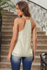 Chic Apricot Sequin Racerback Summer Tank Top - My Store