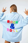 Rock & Roll Denim Button Up - LEATHERS AND FEATHERS