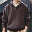 Casual Knit Sweater Half-Zip Essentials Hoodies - My Store