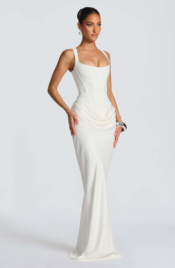 Women's Strapless Sheath Maxi Dress - My Store