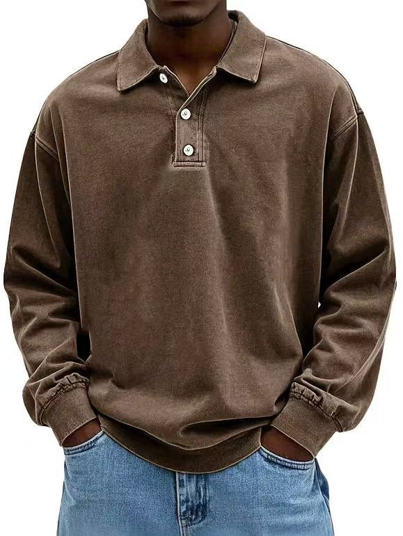 Men's Long Sleeve Polo Shirt - My Store