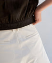 Anell Golf Cotton Wrap Skirt Pants - White - My Store