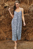 Blue Leopard Adjustable Jumpsuit - My Store