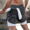 2020 Summer Men's 2-in-1 Quick Dry Running Shorts - My Store