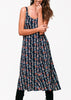 Floral V-Neck Sleeveless Maxi Dress - My Store