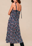 Floral V-Neck Sleeveless Maxi Dress - My Store