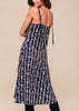 Floral V-Neck Sleeveless Maxi Dress - My Store