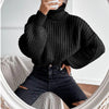 Autumn And Winter Fashion Fall Shoulder Long Sleeve Knitted Loose Pull - My Store