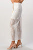 Lace Maxi Skirt With Cotton-Core Bow - My Store