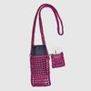 Ixtech Ix-023 Hand Knitted Phone and Headphone Bag Purple - My Store