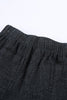 Casual Black Pocketed Frayed Denim Shorts - My Store