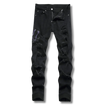 Black Python Jeans - My Store