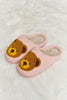 Melody Teddy Bear Print Plush Slide Slippers - My Store