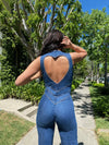 Backless Heart Jumpsuit - My Store