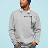 Mens Angled Logo Crewneck Sweatshirt - My Store