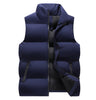 Neck Protection Zipper Cardigan Men Winter Coat