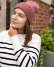 HAAKWEAR Knit Cuffed Beanie - Rusty Burgundy - My Store