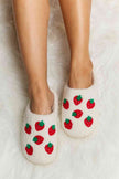 Melody Printed Plush Slide Slippers - My Store