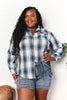 Double Take Plaid Dropped Shoulder Shirt - My Store