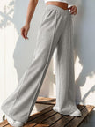 Elastic Waist Wide Leg Pants - My Store