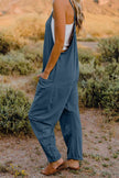 Double Take  V-Neck Sleeveless Jumpsuit with Pocket - My Store