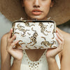 Sumatran Tiger Clutch, in Ivory White - My Store