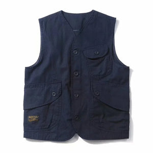 Men Vests Men's Summer Sleeveless Multi-pocket - My Store