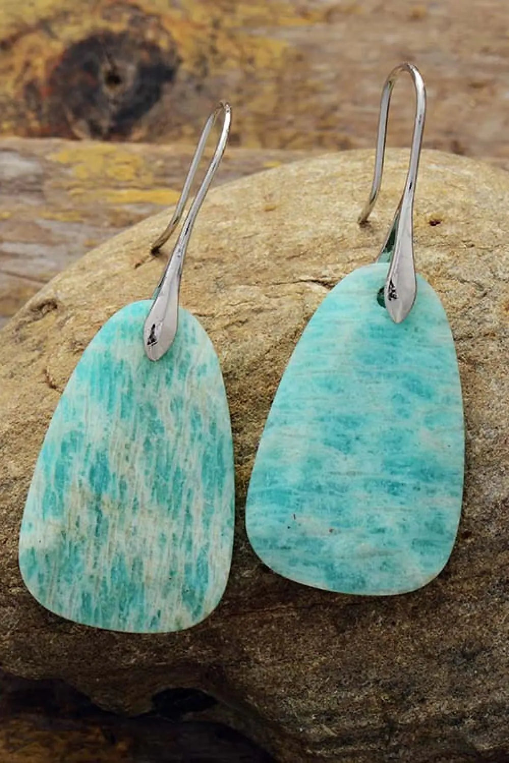 Natural Stone Dangle Earrings - My Store