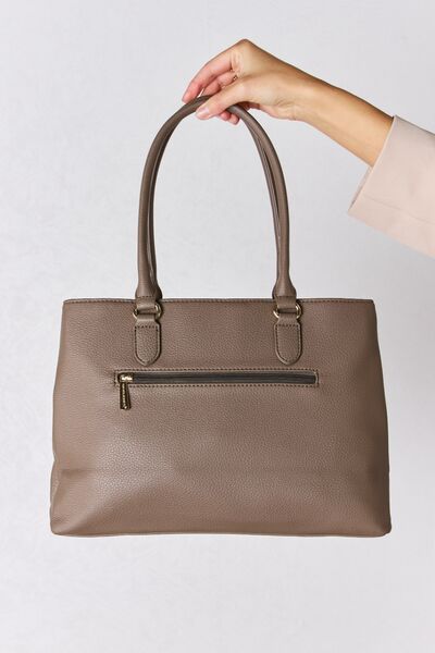 David Jones Structured Leather Handbag - My Store