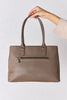 David Jones Structured Leather Handbag - My Store