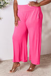 Double Take Full Size Smocked Wide Waistband Wide Leg Pants - My Store