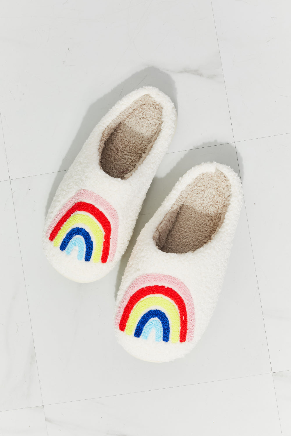 MMShoes Rainbow Plush Slipper - My Store