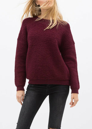 Rag Wool Knit Crew Neck Sweater - My Store