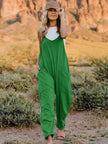 Double Take Full Size Sleeveless V-Neck Pocketed Jumpsuit - My Store