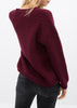 Rag Wool Knit Crew Neck Sweater - My Store