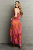 Ninexis In The Mix Sleeveless High Low Tie Dye Dress - My Store