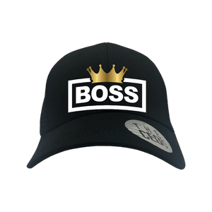 Boss Crown Embroidered Trucker Hat