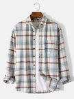 Plato White Plaid Long Sleeve - My Store