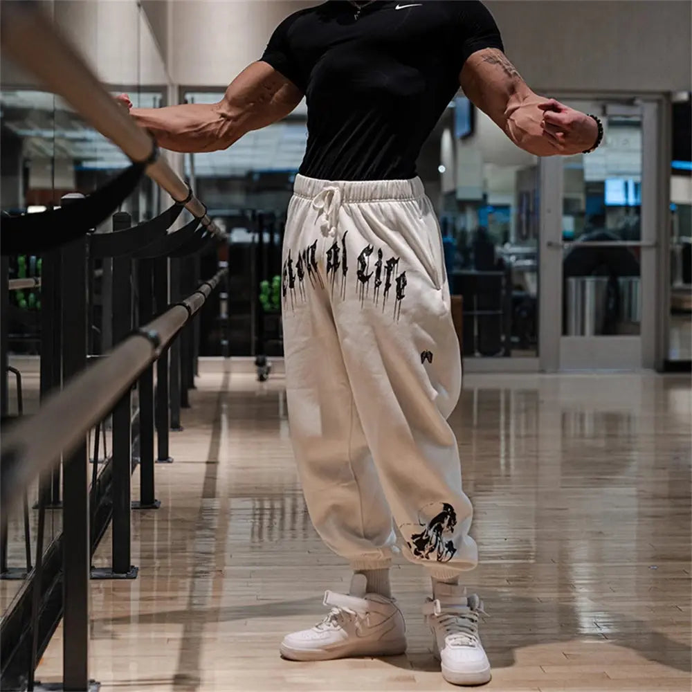 Men's Gym Joggers Cotton Pants Streetwear