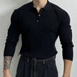 Ribbed Polo Sleeve Shirt - My Store