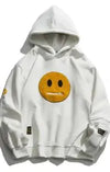 Smile Face Patchwork Hooded Sweatshirts - My Store