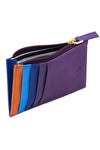 Case Look Women's Purple Zippered Card Holder Sophie 06 - My Store