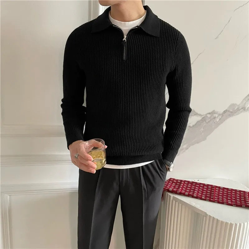 Luxury Knitted Polo Shirt - My Store