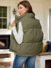 Pocketed Zip Up Vest Coat - My Store