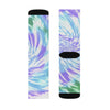 Purple Tie Dye Novelty Socks - My Store