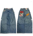 Pants Harajuku Hip Hop Letter Embroidery Vintage