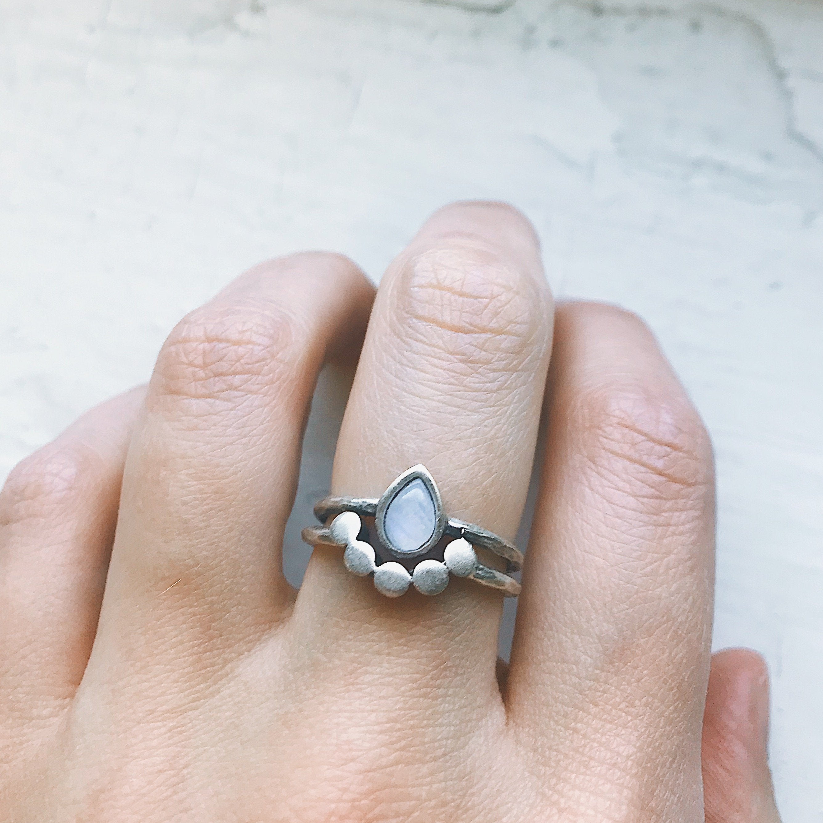 Moondrop Moonstone Ring - My Store